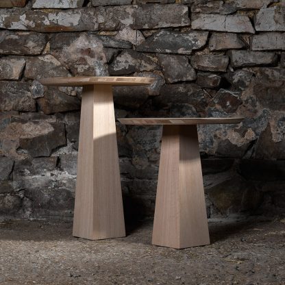 Table d’appoint chêne massif meuble bois naturel écologique